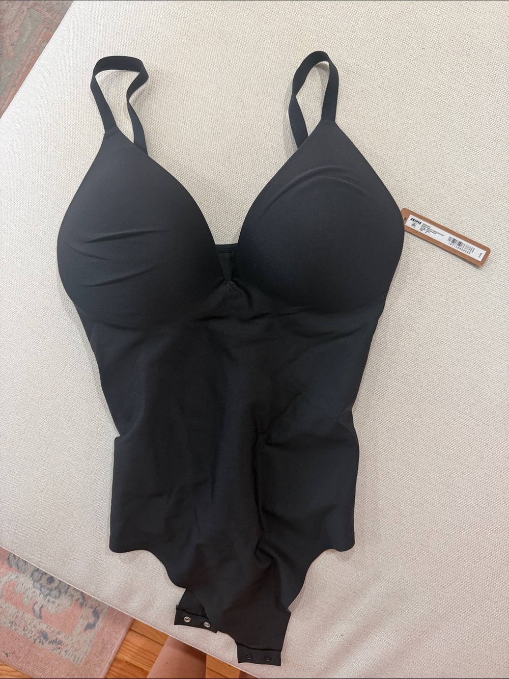 SKIMS Black Sculpting Bodysuit